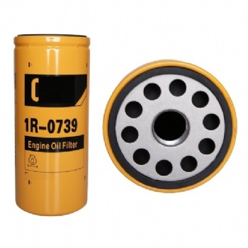 CAT wheeled excavator engine parts spin on oil filter 1R-0739 for E320C E320D E323C E323D E200B E120B